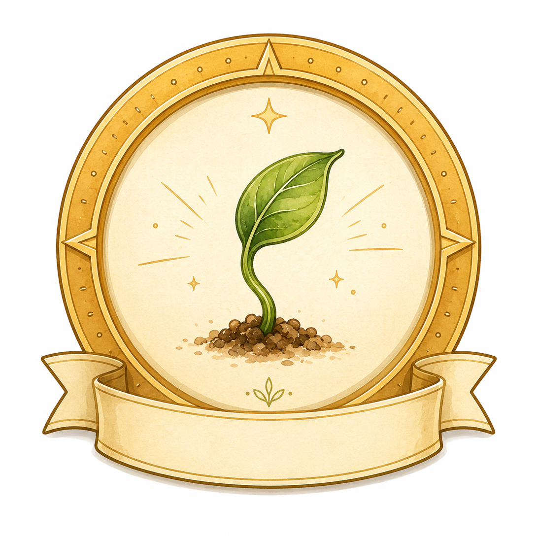 Gratitude Seedling badge