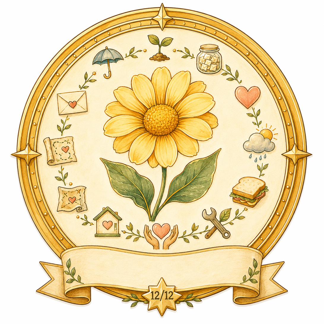 Full Bloom capstone badge
